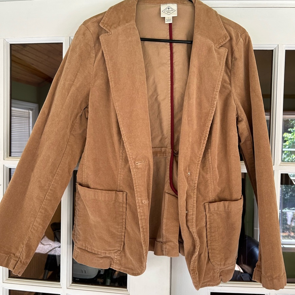 Tan corduroy jacket size large
